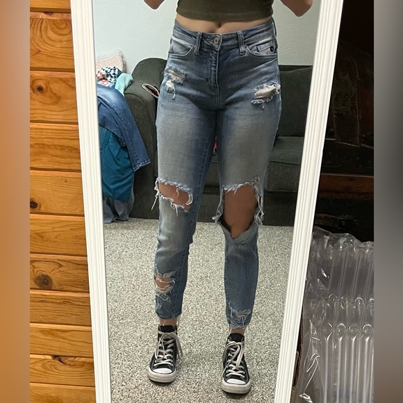 KanCan Size 27 Ripped Skinny Jeans - Picture 1 of 16